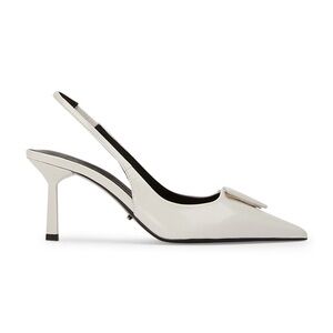 Tony Bianco Bertie Heels in White Hi-Shine | LIKE NEW